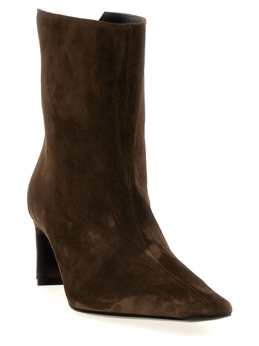 Brown Square Toe Boots 2