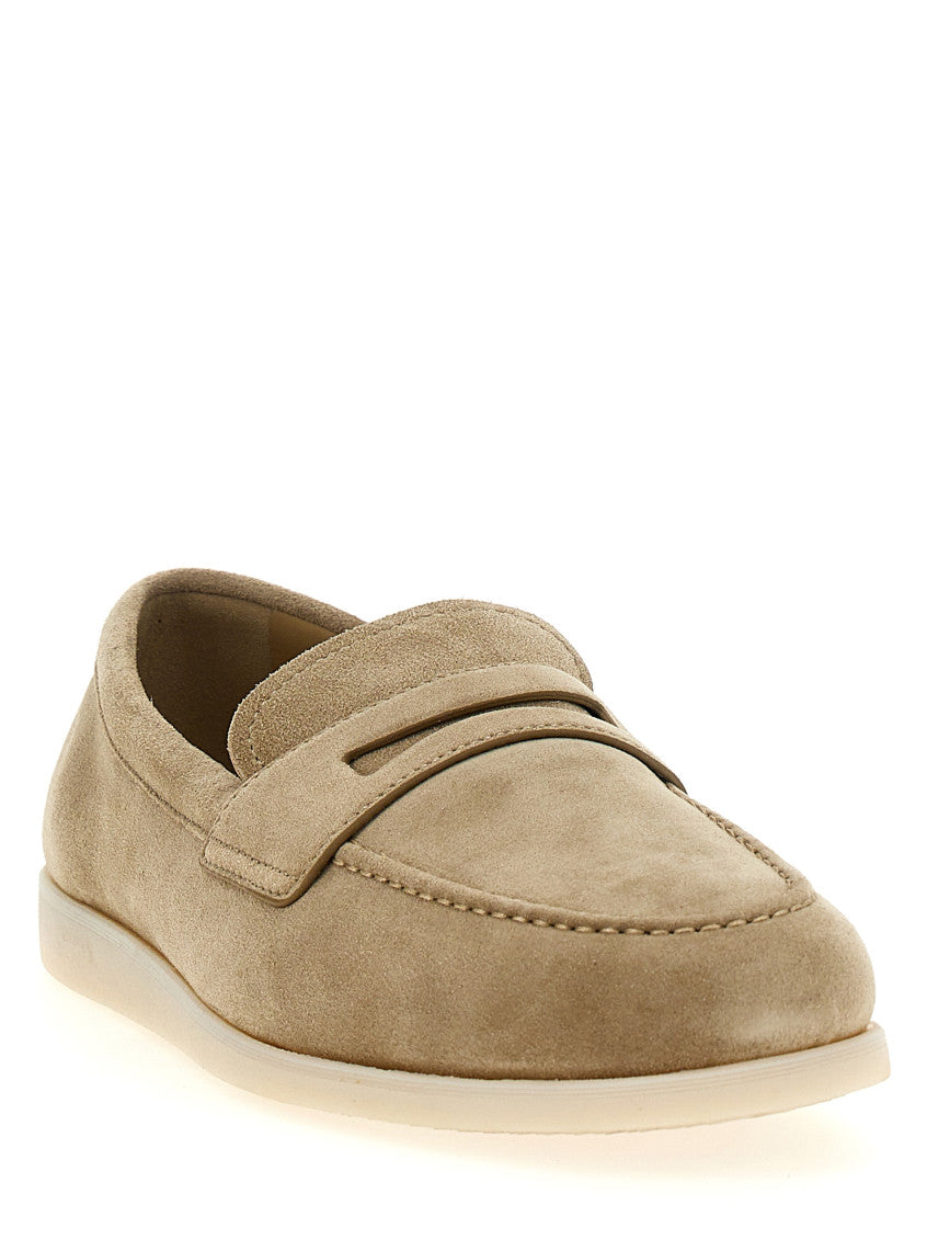 Beige Slip On Loafers 2