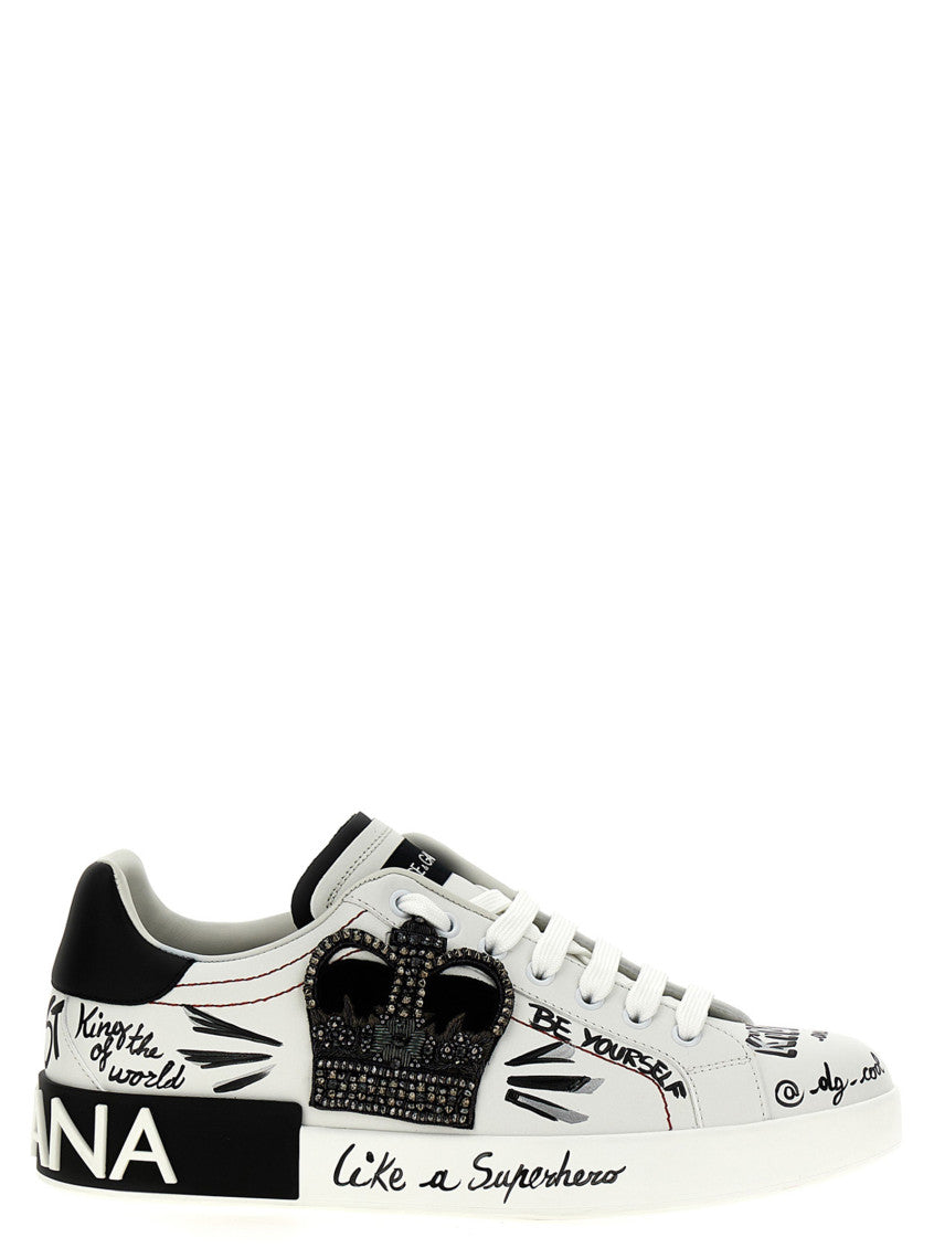 BlackWhite Portofino Sneakers 1