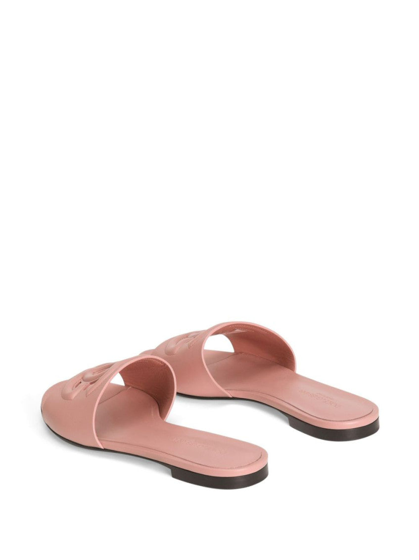 Pink Slip On Sandals 2