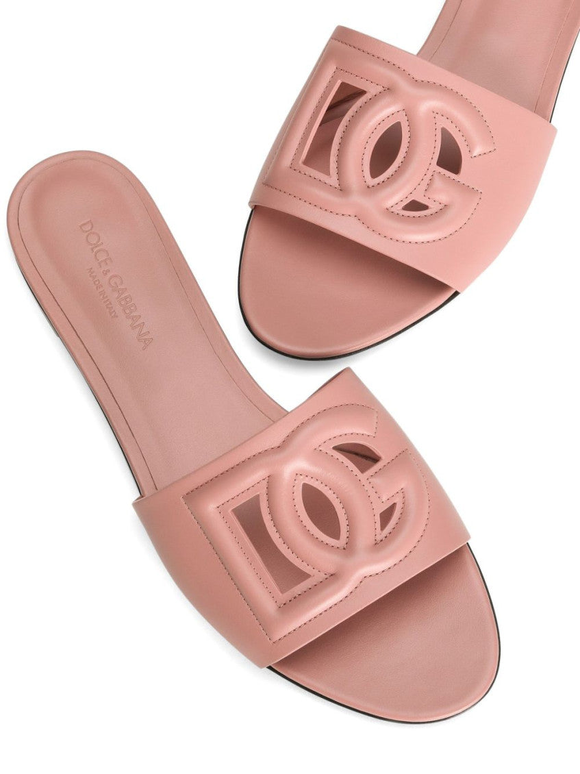 Pink Slip On Sandals 3