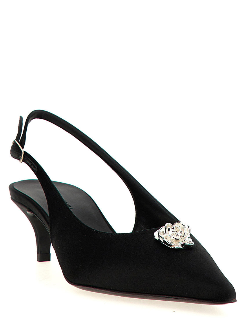 Black Slingback Heels 2