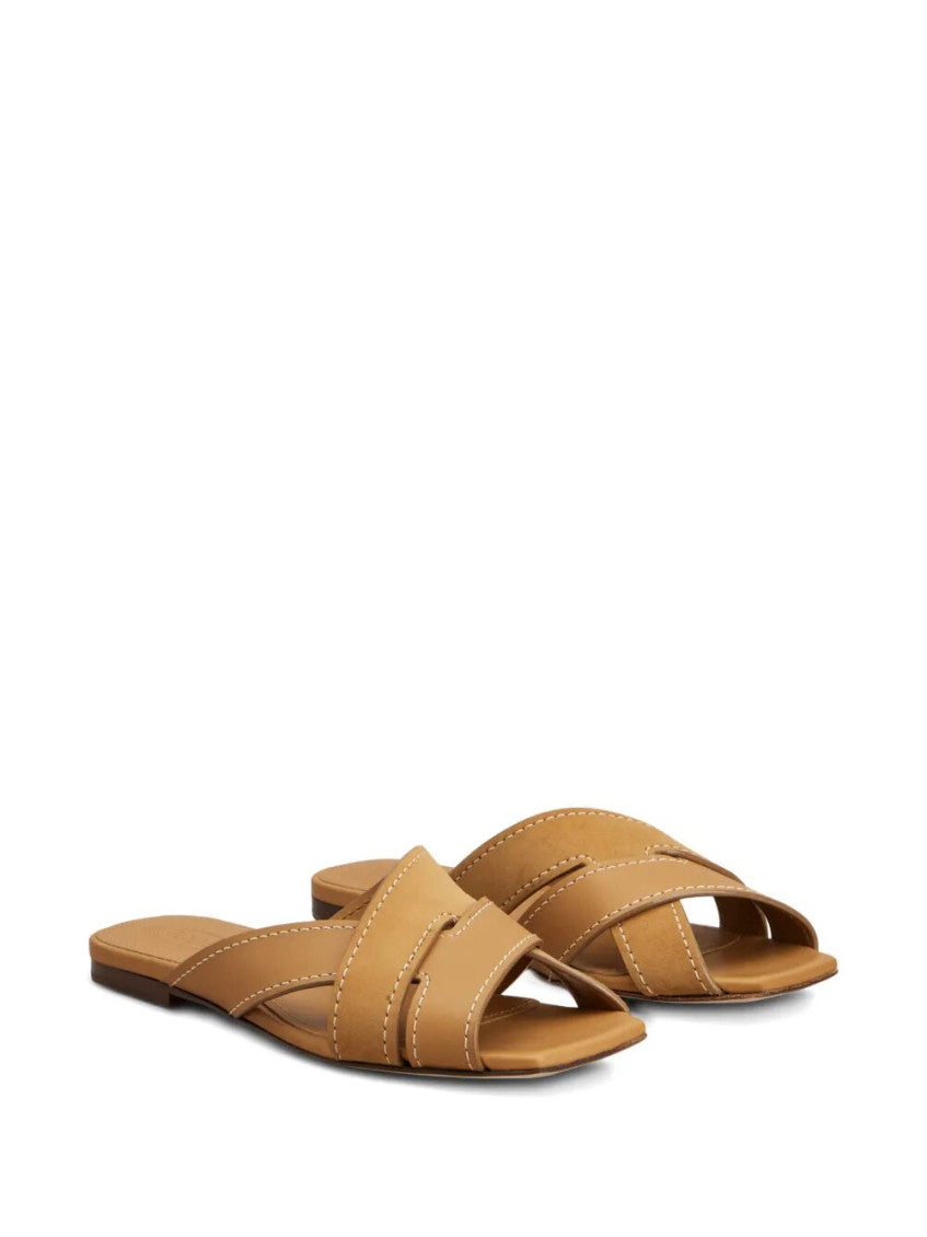 Brown Leather Sandals 2