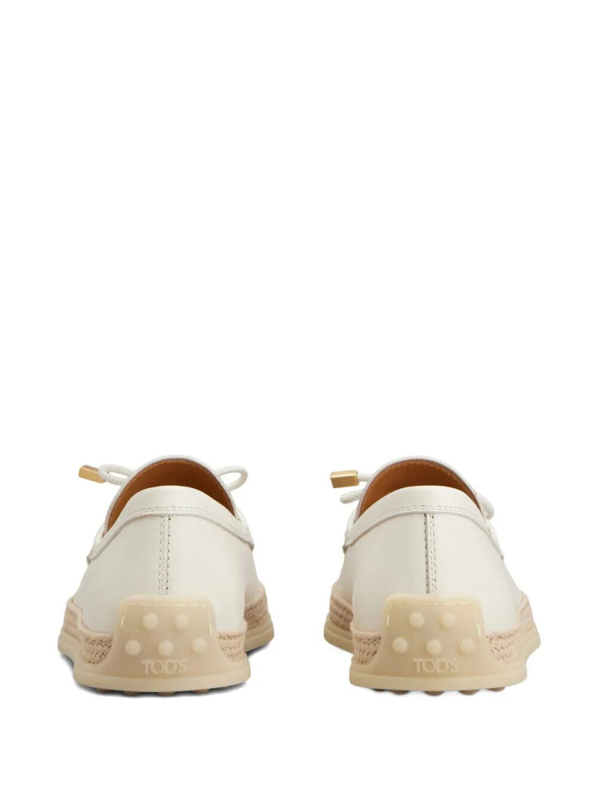 White Leather Loafers 2