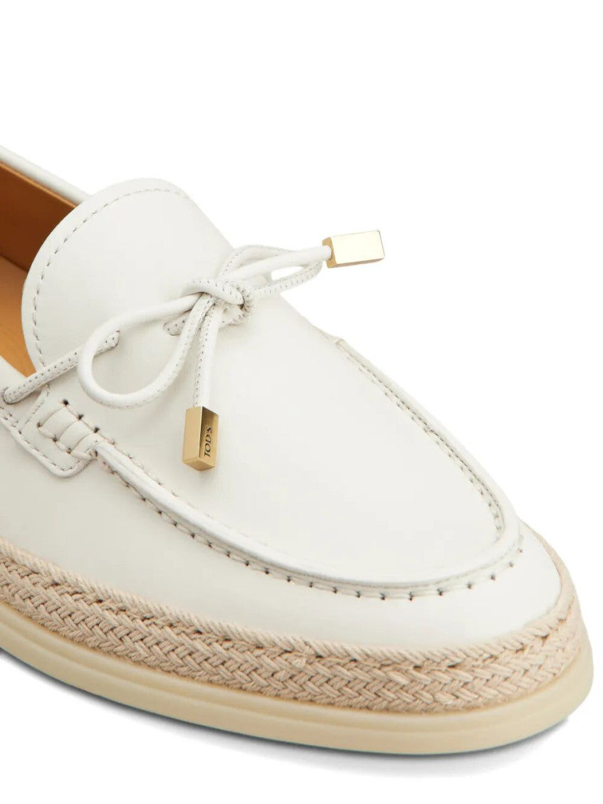 White Leather Loafers 4
