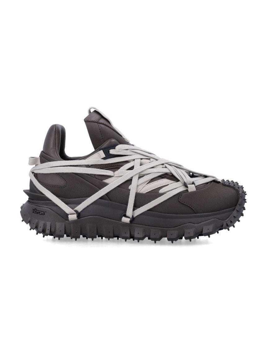 Grey Lace Up Sneakers 1