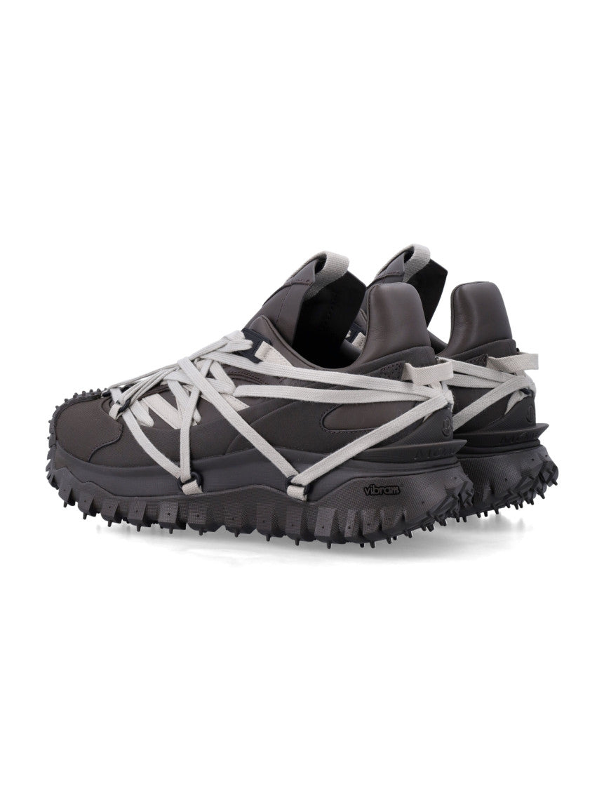 Grey Lace Up Sneakers 4