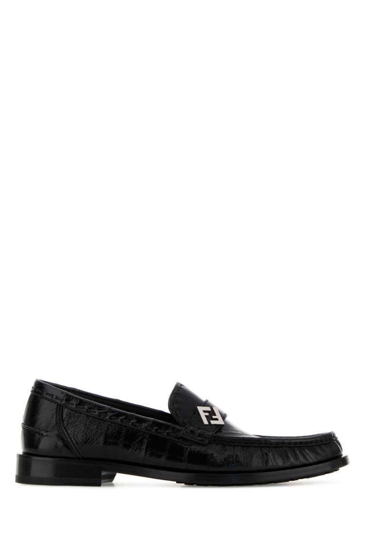 Black Leather Loafers 1