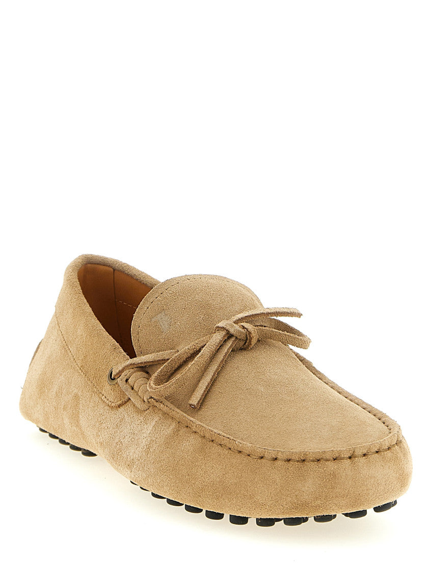 Beige Suede Loafers 2
