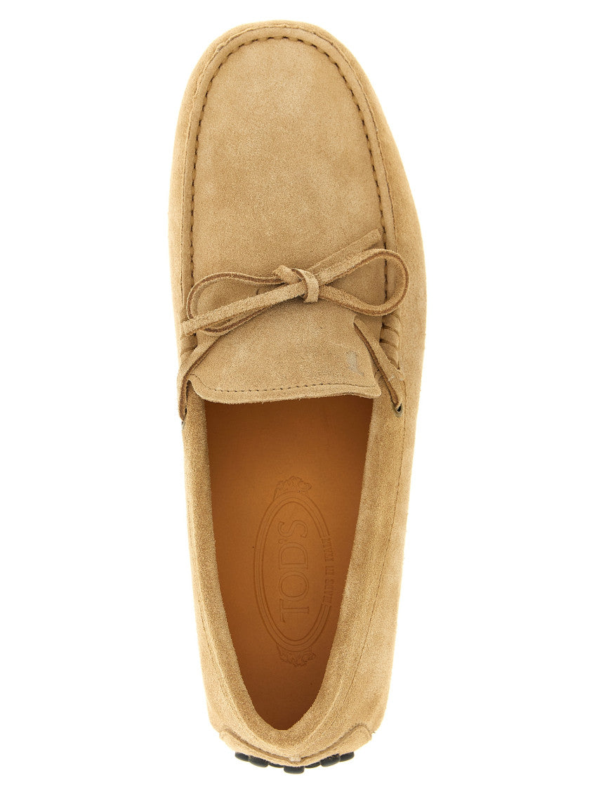 Beige Suede Loafers 4
