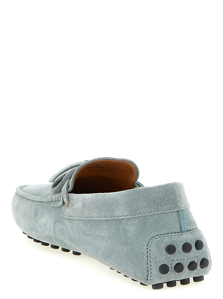 Grey Suede Loafers 3