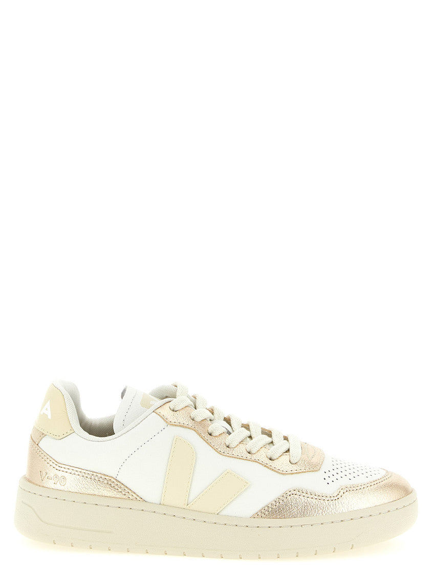 White Logo Sneakers 1