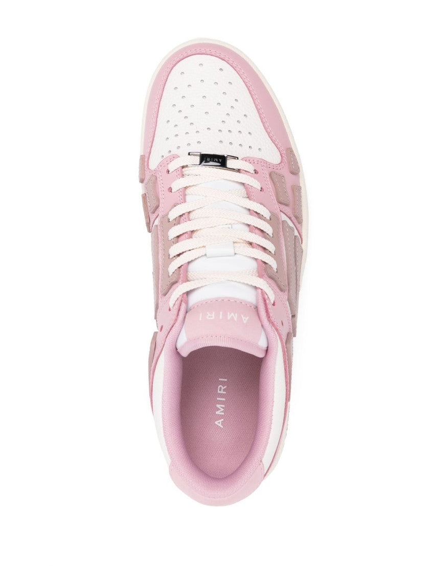 Pink Lace Up Sneakers 2
