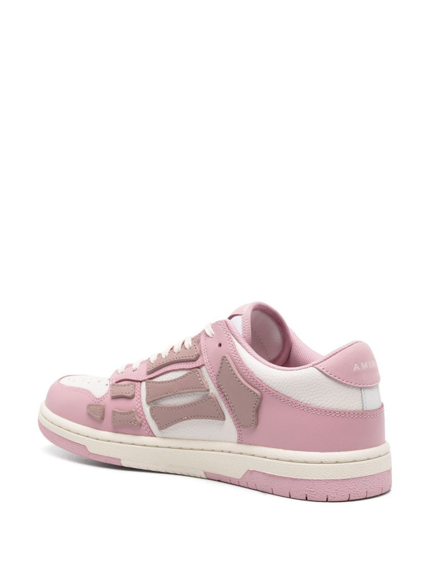 Pink Lace Up Sneakers 3