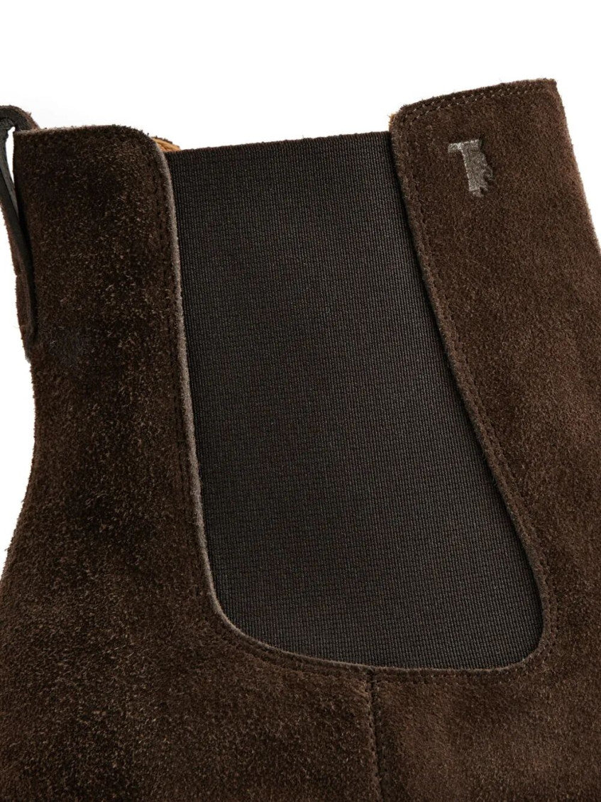Brown Slip On Boots 4