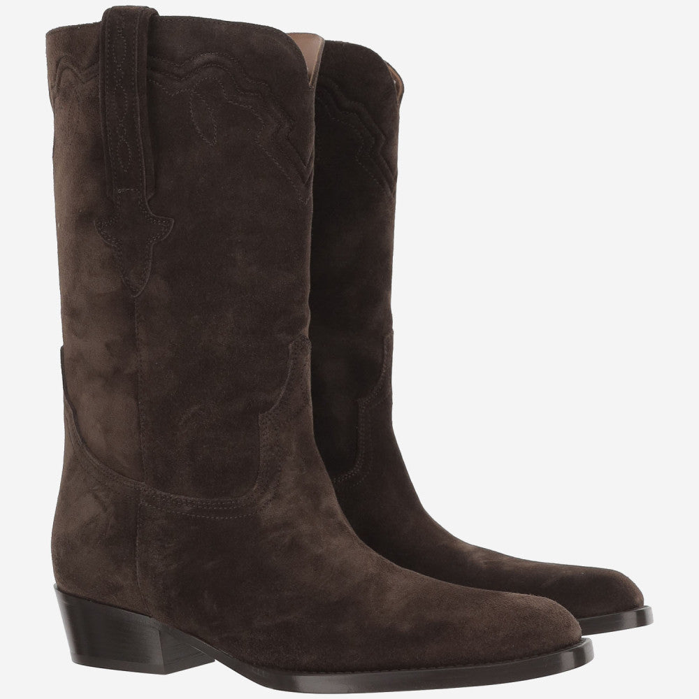 Brown suede Boots 2