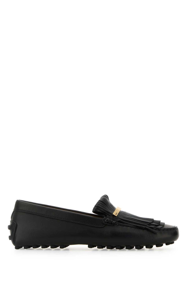 Black Leather Loafers 1