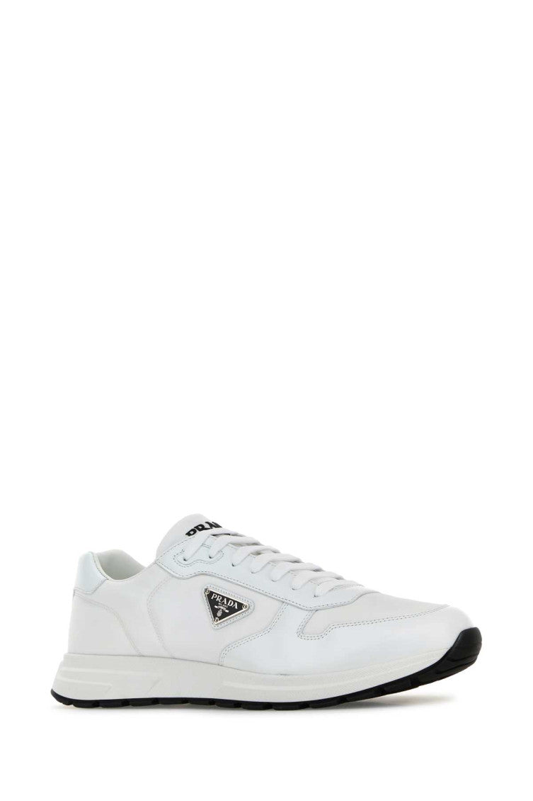 White Lace Up Sneakers 2
