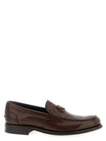 Brown Logo Loafers 1