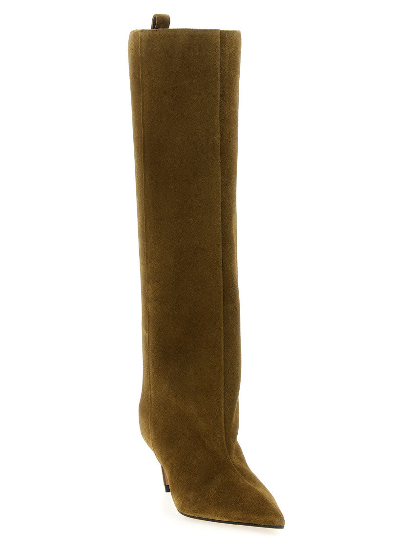 Green Suede Boots 2