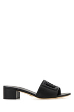 Black Logo Heels 1