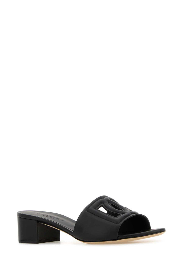 Black Logo Heels 2