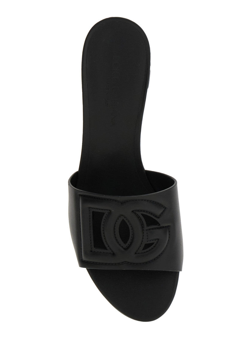 Black Logo Heels 4