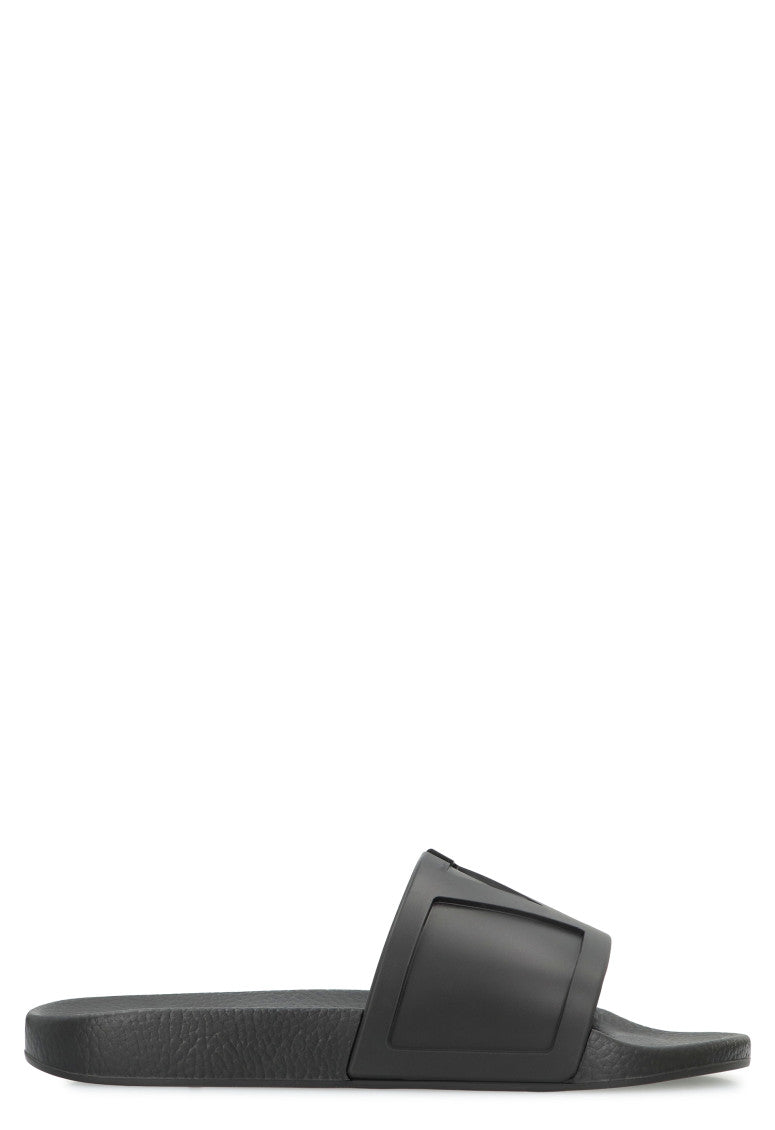 Black Solid Coolside Slides 1