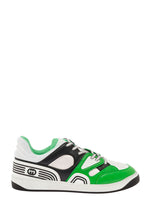 Green Color Block Sneakers 1
