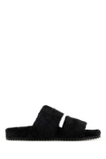 Black Solid Ciabatta Sandals 1