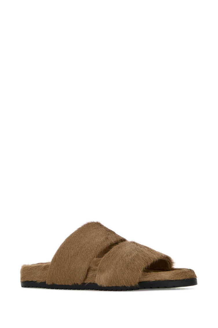 Beige Solid Sandals 2
