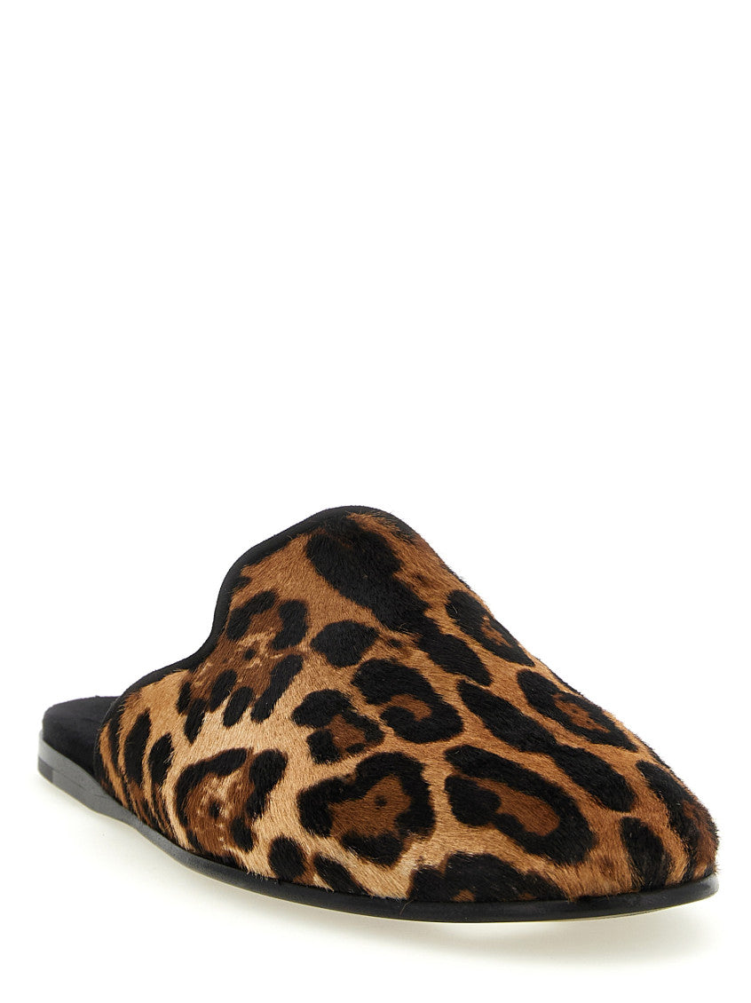 Brown 'Young Pope' slipper 2