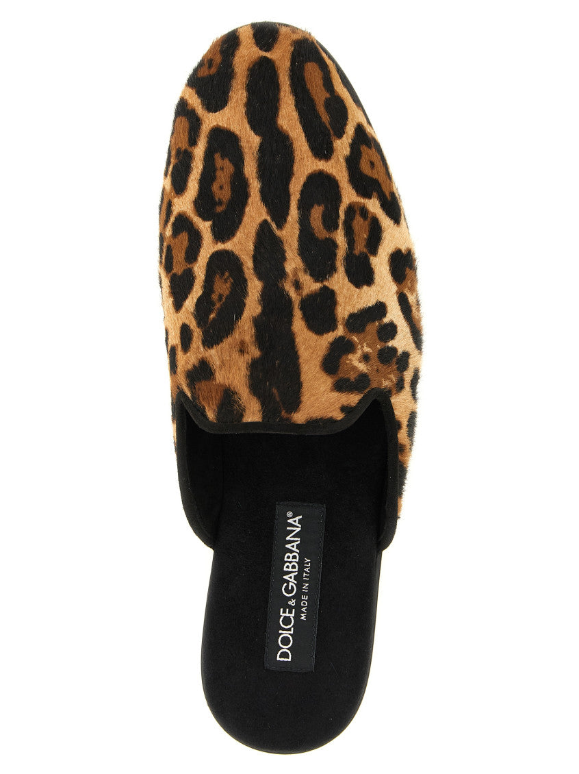 Brown 'Young Pope' slipper 4