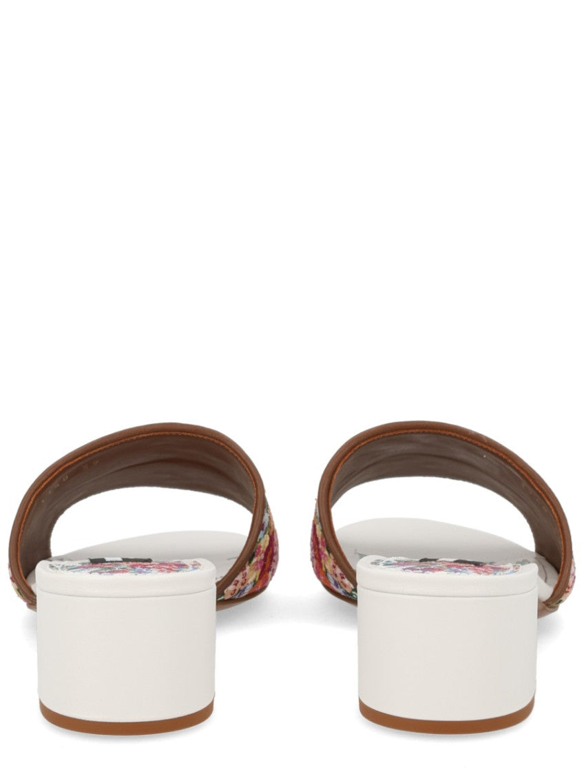 White Embroidered Mules 4