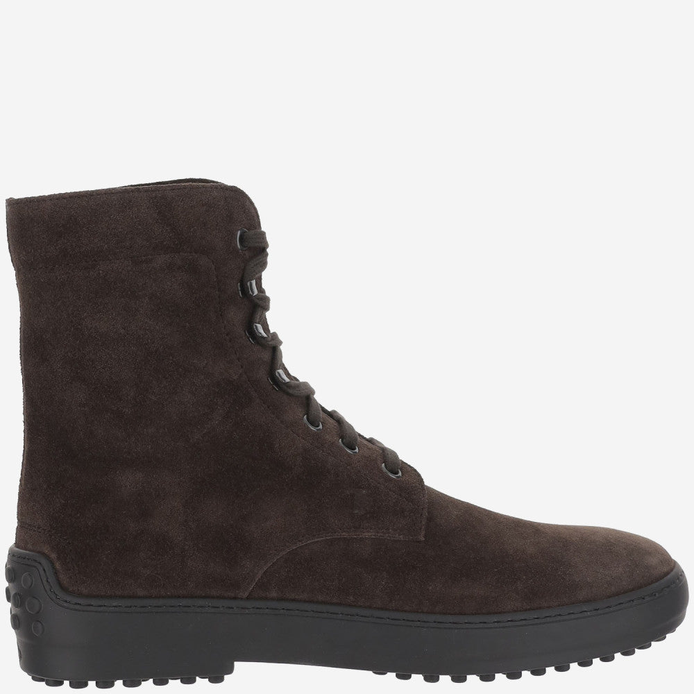 Brown Lace Up Boots 1