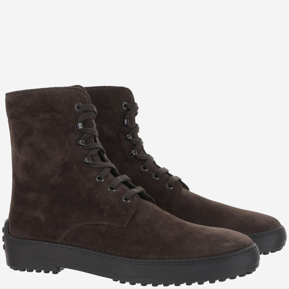Brown Lace Up Boots 2