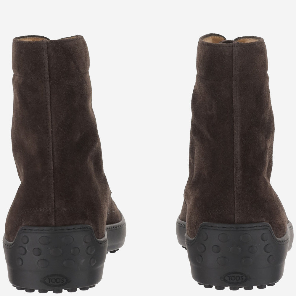 Brown Lace Up Boots 3