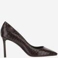 Brown Pointed Toe Heels 1