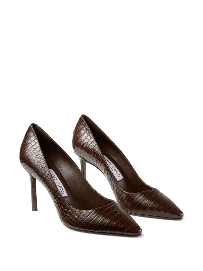 Brown Pointed Toe Heels 2