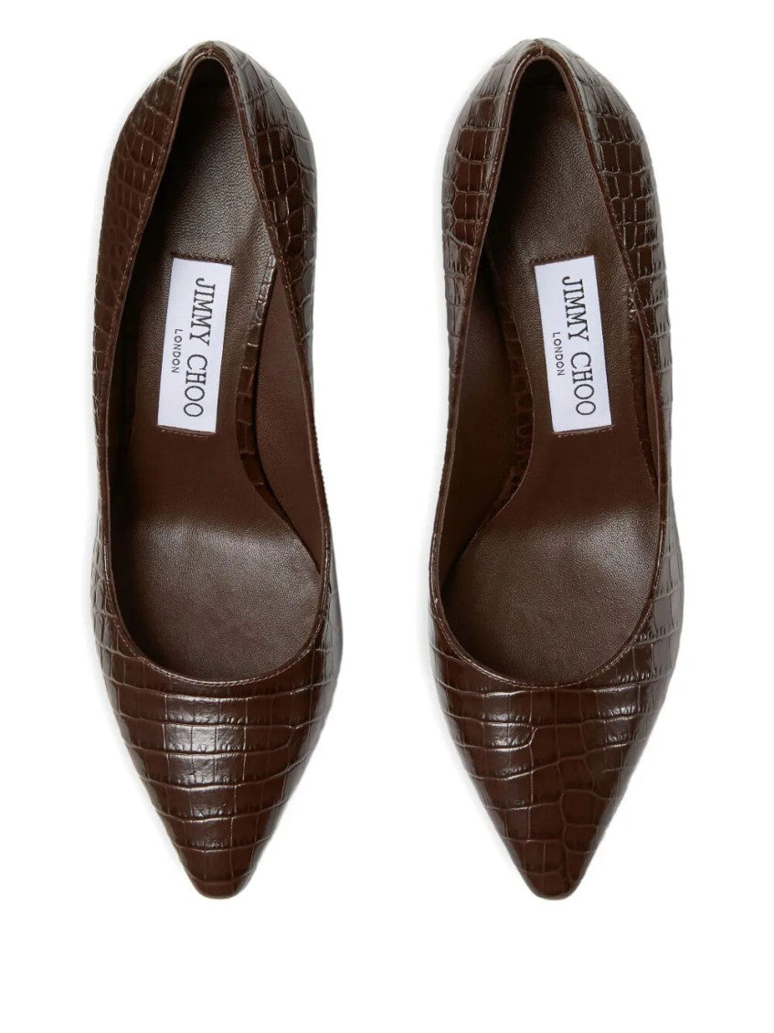 Brown Pointed Toe Heels 4