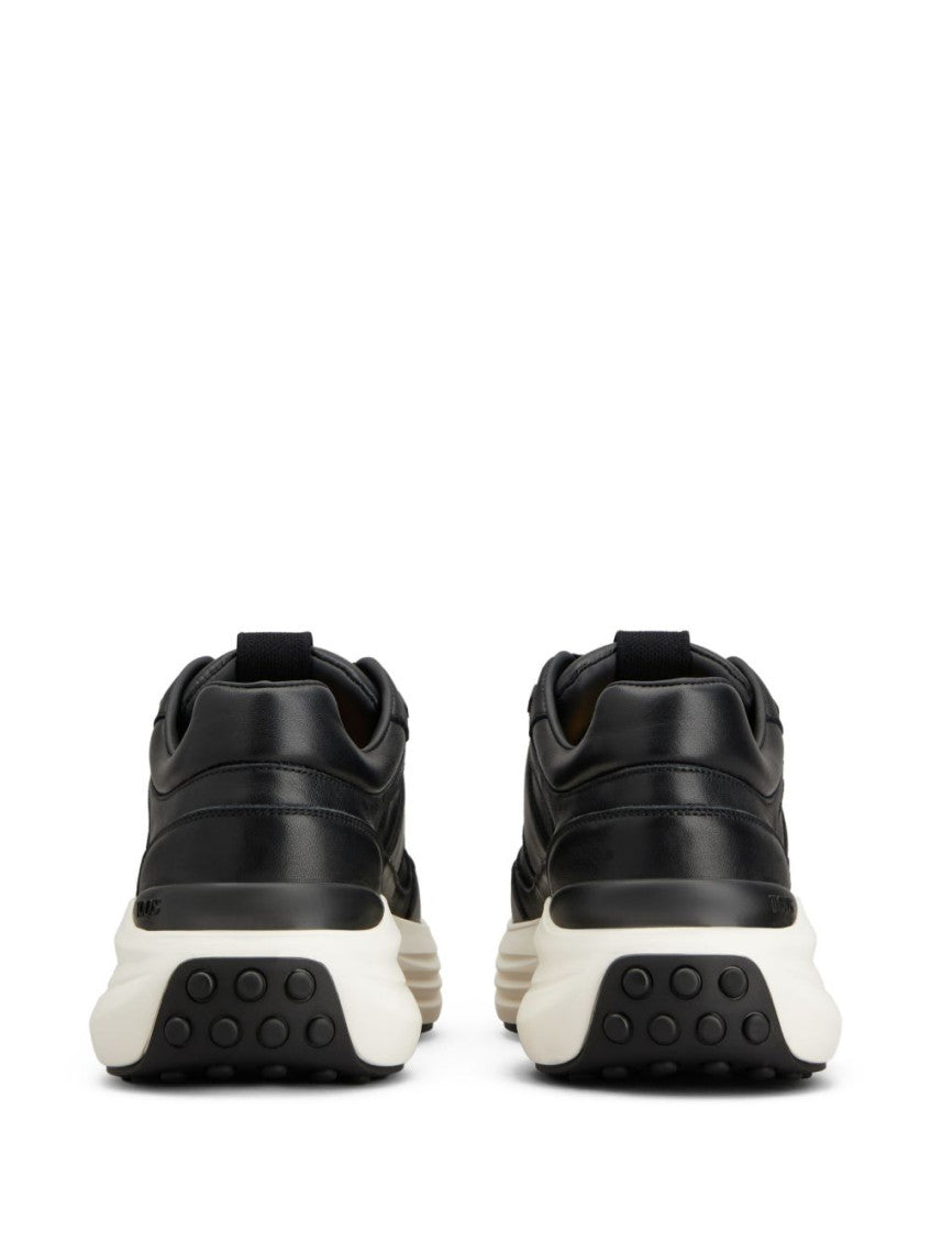 Black Lace Up Sneakers 2
