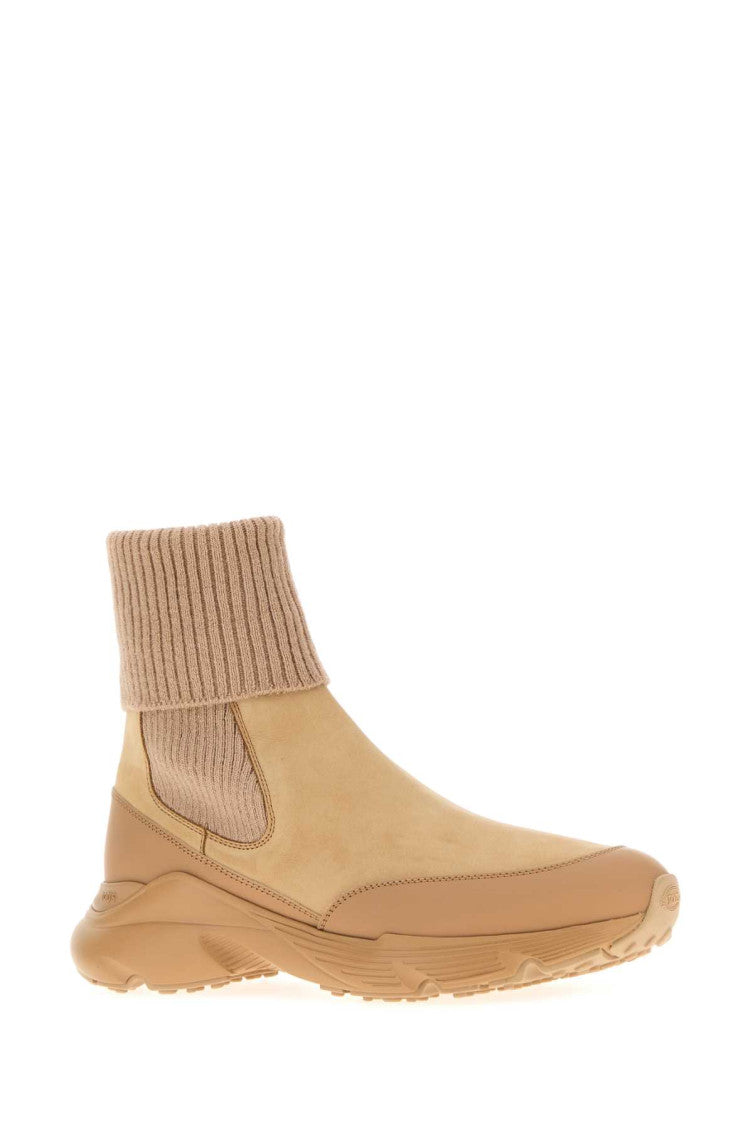 Beige High Top Sneakers 2