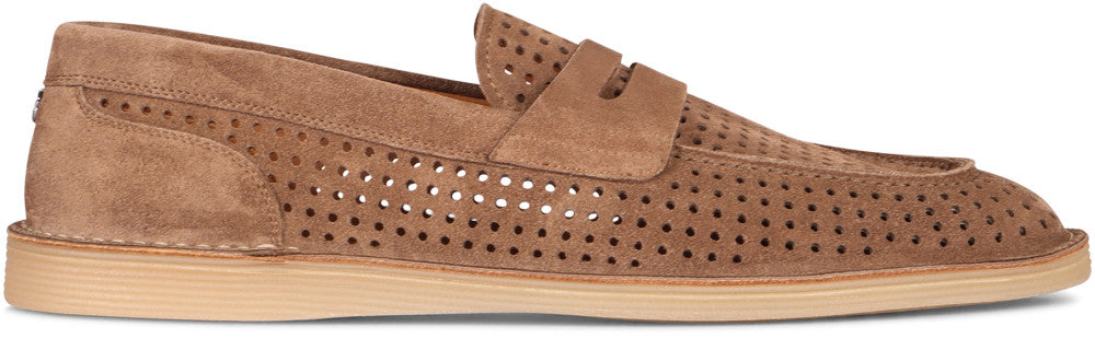 Brown Suede Loafers 2