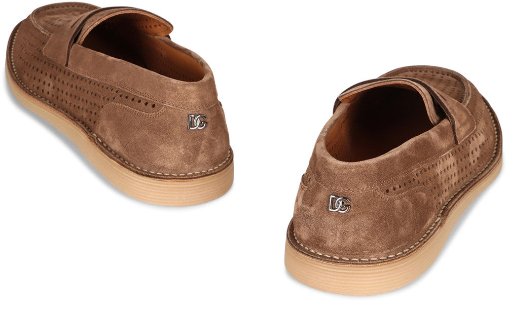 Brown Suede Loafers 4