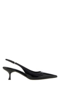 Black Leather Pumps 1