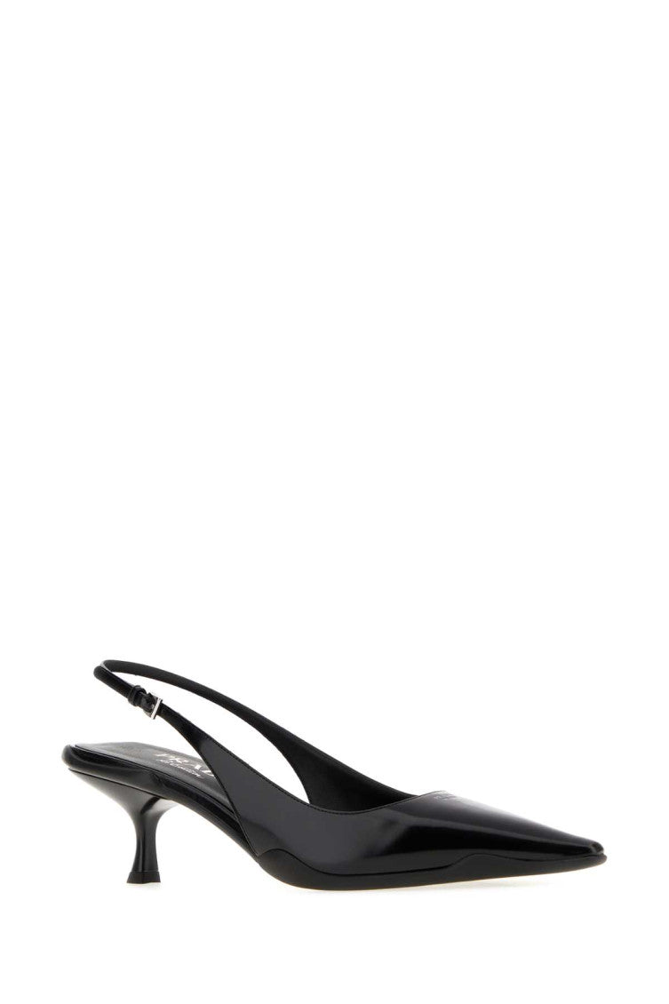 Black Leather Pumps 2
