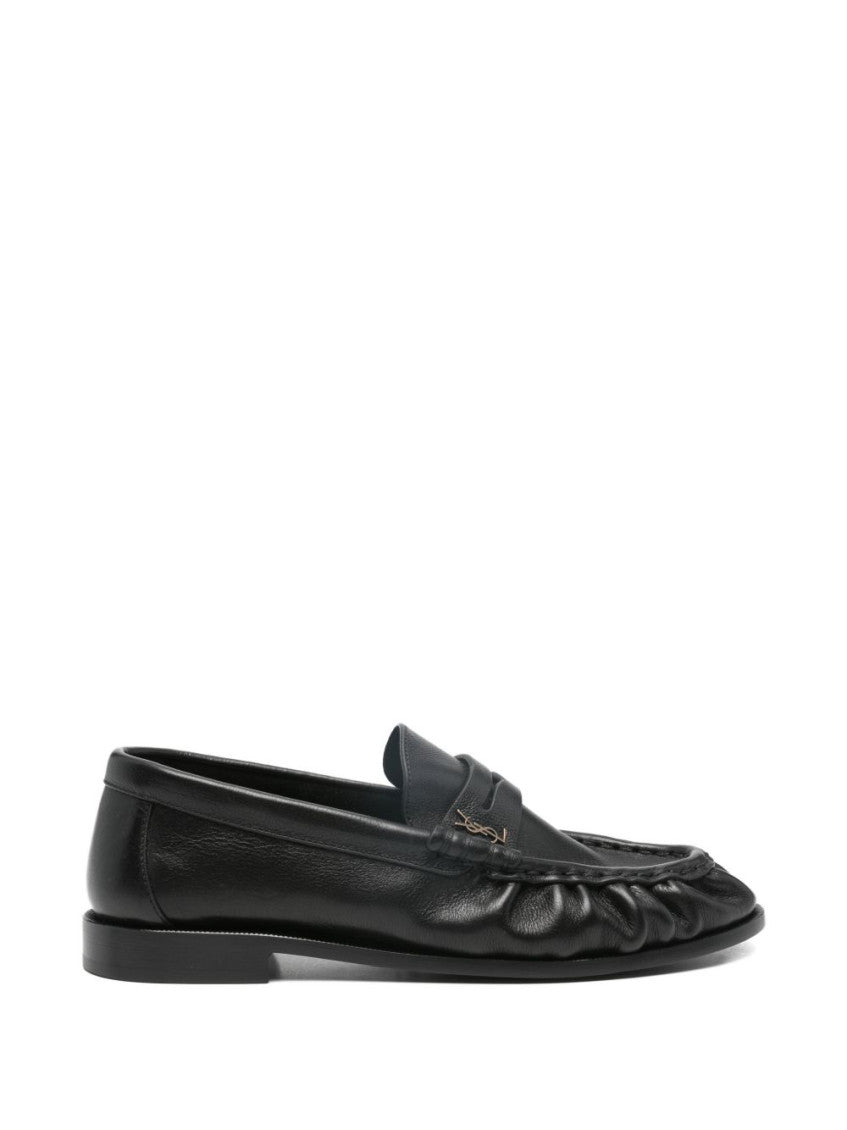 Black Leather Loafers 1