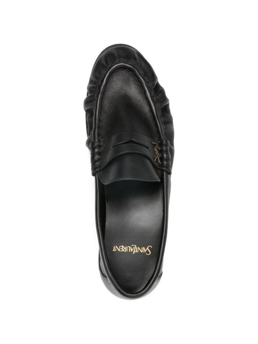 Black Leather Loafers 4