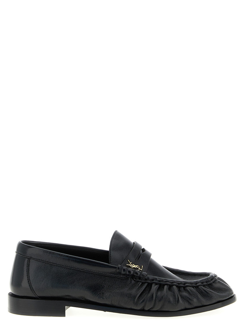 Black Leather Loafers 1