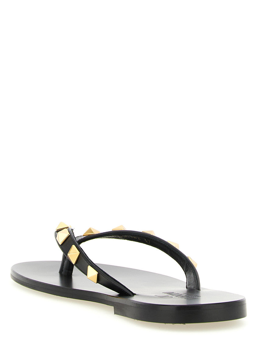 Black Rockstud Slippers 3